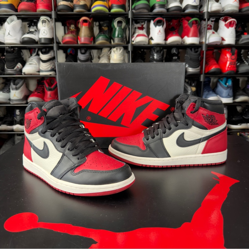 2018 Air Jordan 1 Retro High OG ‘Bred Toe’ Size 8 Mens